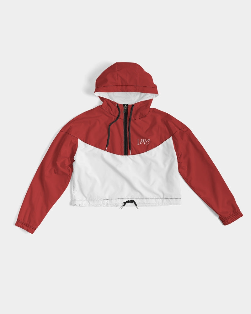 Red Riot Cropped Windbreaker