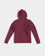 Load image into Gallery viewer, Love My Culture Burgundy and White Women&#39;s Hoodie
